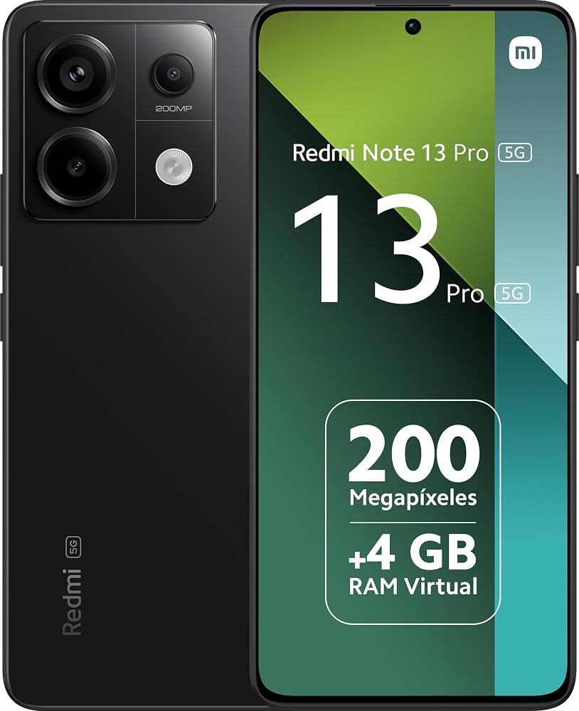 Amazon.com: Xiaomi Redmi Note 13 Pro 5G + 4G Lte (for Tmobile Mint Tello &  Global) (256Gb + 8Gb) 6.67 200Mp Triple Global Bands Unlocked (Midnight  Black) : Cell Phones & Accessories