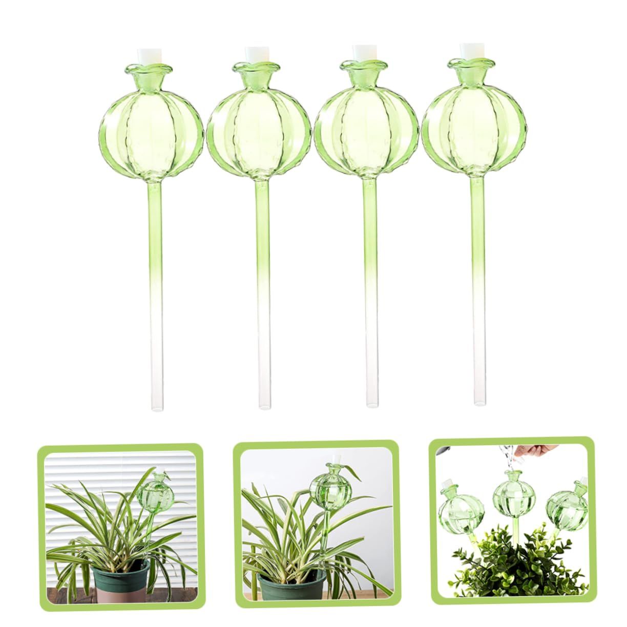 Amazon.com: Yardwe 4pcs Automatic Glass Watering Globes for Potted Plants  Convenient Self-Watering System for Indoor and Outdoor Use Keeps Plants  Hydrated Effortlessly : Patio, Lawn & Garden