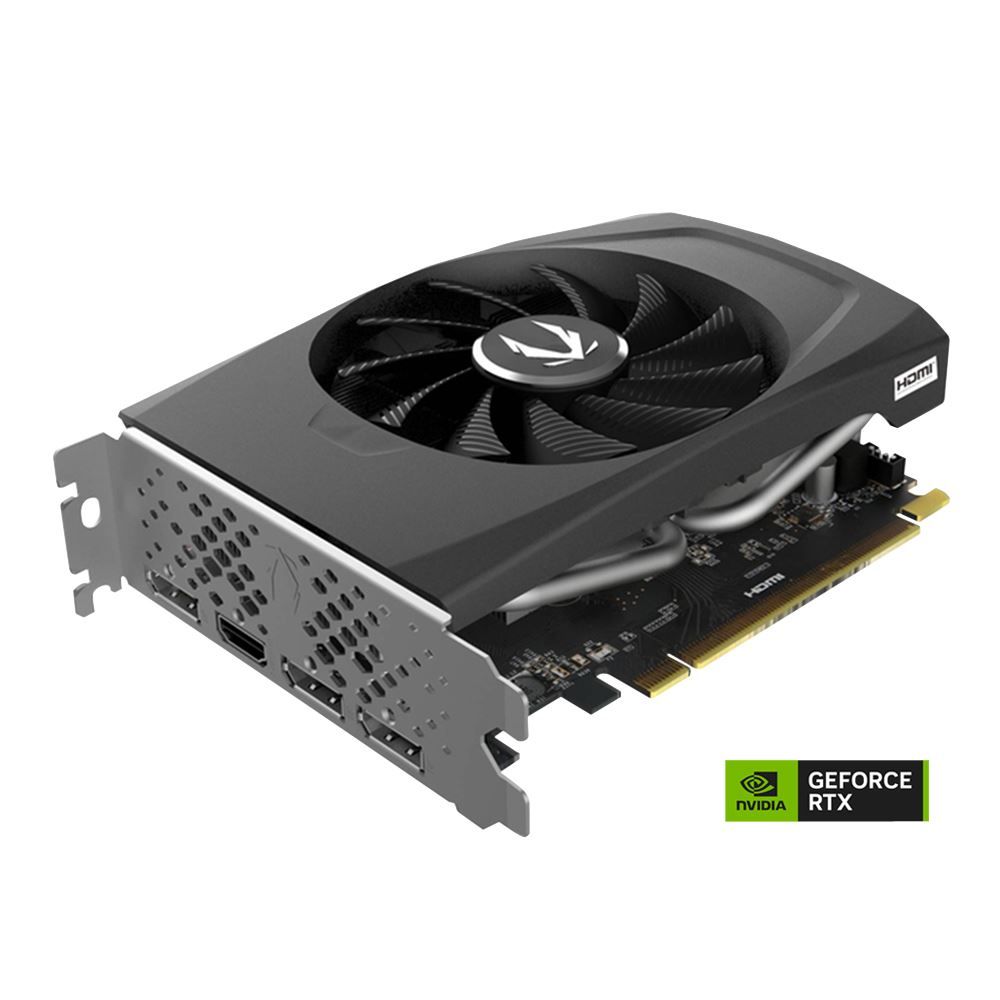 Zotac NVIDIA GeForce RTX 4060 Solo Single Fan 8GB GDDR6 (front zoom)