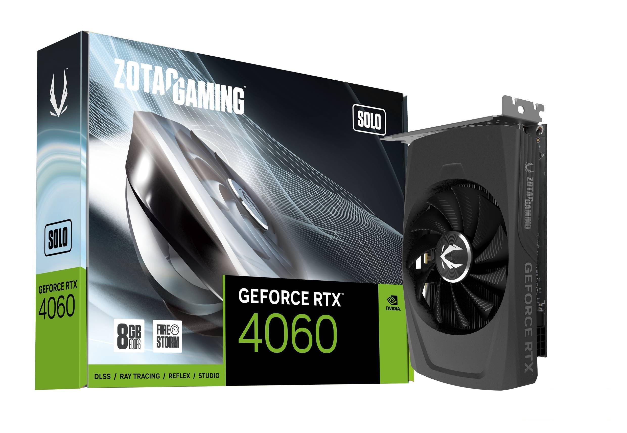 ZOTAC Gaming GeForce RTX 4060 8GB Solo (ZT-D40600G-10L)