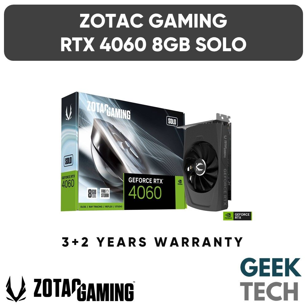 ZOTAC GAMING GeForce RTX 4060 8GB Solo GDDR6